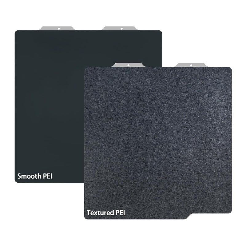 GOMENL Build Plate for Bambu Lab A1 Mini 3D Printer: PEI Build Plate Carbon PET Diamond PEO PEY Plate 3D Printing Accessories Textured Smooth Sheet Bed 184x184mm (Smooth Black PEI+Textured Black PEI) - Image 1